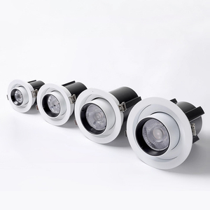 Đèn <span class=keywords><strong>LED</strong></span> âm trần hiện đại dùng trong nhà, đèn spotlight trần nhà thương mại, gia đình, có thể điều chỉnh, thu vào được, ánh sáng trắng ấm 4000K - Product Image 4