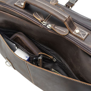 Maletín <span class=keywords><strong>de</strong></span> cuero auténtico con logotipo personalizado para hombre, bandolera vintage <span class=keywords><strong>de</strong></span> piel auténtica <span class=keywords><strong>de</strong></span> becerro <span class=keywords><strong>de</strong></span> grano completo para abogado - Product Image 5