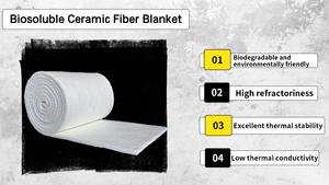 Ventes chaudes EPOWOOL ENTO-1260 Couverture en fibre céramique 1260 degrés Épaisseur personnalisable pour l'isolation réfractaire des chaudières Usine - Product Image 2