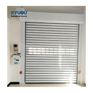 <span class=keywords><strong>Porte</strong></span> <span class=keywords><strong>à</strong></span> enroulement rapide en aluminium <span class=keywords><strong>à</strong></span> ouverture et fermeture sans contact, avec télécommande, radar, interrupteur <span class=keywords><strong>à</strong></span> tirette et détecteur de véhicule - Product Image 4