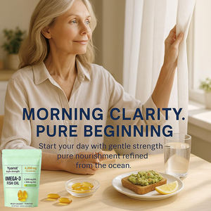 Cápsulas de aceite de pescado Omega-3 EPA de ALTA CALIDAD, suplemento en cápsulas blandas, AUMENTA LA INMUNITADE Y TIENE Efecto Antiinflamatorio - Product Image 3