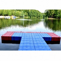 Cubes de pont flottant emboîtables antidérapants avec surface gaufrée – Ponton modulaire flottant