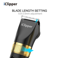 Tondeuse à cheveux électrique domestique IClipper-X8 avec recharge USB pour hommes, machine à couper les cheveux, tondeuse à cheveux professionnelle