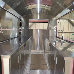 Nouveau camion de restauration rétro du fabricant, camionnette <span class=keywords><strong>à</strong></span> glaces vintage pour la restauration rapide, remorque mobile en fibre de verre pour hot-dogs, <span class=keywords><strong>à</strong></span> <span class=keywords><strong>vendre</strong></span> - Product Image 6
