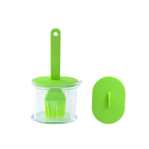 Bottiglia con Pennello in Silicone Senza BPA, Accessorio da <span class=keywords><strong>Cucina</strong></span> Integrato in Plastica per Cottura e Pasticceria, Bottiglia per Olio BBQ, Utensile da <span class=keywords><strong>Cucina</strong></span> - Product Image 4