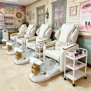 Chaise de salon de manucure professionnelle avec dossier réglable, mobilier de salon de manucure, chaise de soin des pieds, massage, manucure, pédicure, spa - Product Image 2