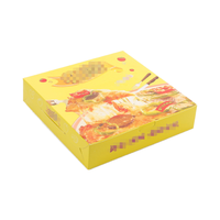 Boîtes à pizza carrées en carton ondulé, matériaux recyclés, personnalisables, fabrication directe d'usine, taille sur mesure, embossage UV, flexo