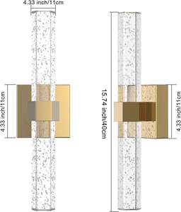 Applique murale LED en cuivre de luxe moderne nordique avec douille B22 à montage en saillie pour la maison et le bureau (vente en gros) - Product Image 4