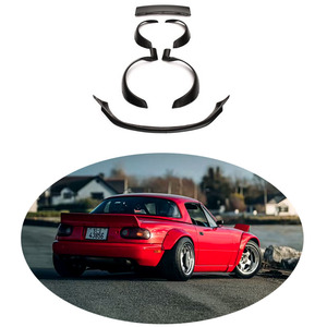 Kit de carrocería ancha de fibra de vidrio estilo RB para <span class=keywords><strong>Mazda</strong></span> Miata <span class=keywords><strong>MX5</strong></span> <span class=keywords><strong>NA</strong></span>, alerón delantero, guardabarros, alerón trasero, kit de carrocería 1990-1997 - Product Image 1