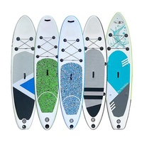 Prix d'usine direct en gros HDPE Standup Paddle Board Durable Blow-Up SUP Paddle Board pour les eaux de l'océan