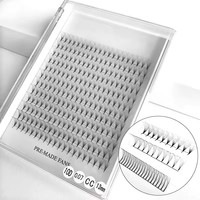 Extensions de cils pré-faites à la main 2D à 12D en vrac noir style naturel ventilateur de volume de faux cils vente en gros