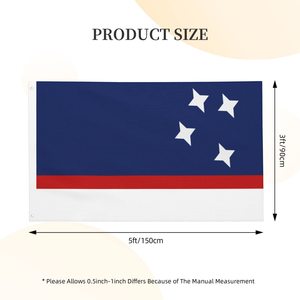 ธงปาตาโกเนียขนาด 90x150 ซม. กันน้ำ เป็นมิตรกับสิ่งแวดล้อม ผลิตจากโพลีเอสเตอร์ พร้อมเสาธงอะลูมิเนียม - Product Image 3