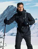 Veste de pluie imperméable pour homme Pioneer Camp, coupe-vent ventilé 3L, respirant, avec capuche, pour la randonnée en plein air
