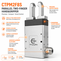 CTPM2F8S Mini Robotic Parallel Gripper Servo-driven 2-3N Gaya 0.1kg Kapasitas Beban untuk Peralatan Laboratorium Pengambilan Sampel Otomatis