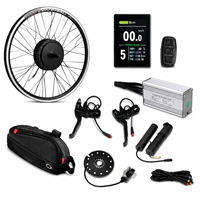 48V 500W 750W Hinterrad-Kassetten-Freilauf E-Bike Umrüstsatz 25A Bürstenloser Nabenmotor Elektrofahrrad-Kit 26 27,5 28 29 Zoll LCD8S