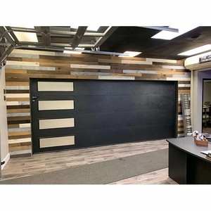 Phong Phú thiết kế hiện đại tự động Quảng Đông cửa nhà để xe 10ft bởi 7ft wrought sắt kim loại cửa nhà để xe trong màu đen - Product Image 4