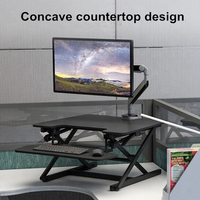 Support d'Ordinateur Portable Moderne Ergonomique Réglable en Hauteur en HPL Phénolique, Capacité de Charge 15kg, Matériau Écologique pour Bureau