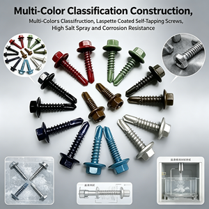 Vis autoperceuses hexagonales Ruspert AI Grey, placage oxyde noir, métrique M3.5, filetage grossier, vente directe usine, fabriqué en Chine - Product Image 3