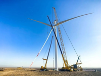 Grue sur chenilles Xlc18000m 350t de grande capacité avec une capacité de levage maximale de 1300t