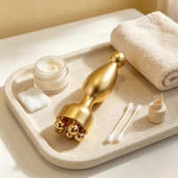 Outil de massage facial en cuivre en forme de cœur, Gua Sha en métal, personnalisé avec logo de marque, vente en gros