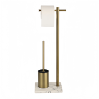 Porte-papier hygiénique Morden Golden en acier inoxydable au design moderne pour la maison ou l'hôtel salle de bain cuisine salle de sport