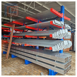 מדפי קנטילבר למחסן, מדפים כבדים ללא ברגים, מדפי אחסון למחסן, מדף פלדה - Product Image 3