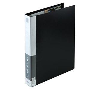 Qixin 2 <b>Ring</b> <b>Binder</b> A4 1.5 Inch Plastic Folder Office Study Use Blue And Black - Product Image 2