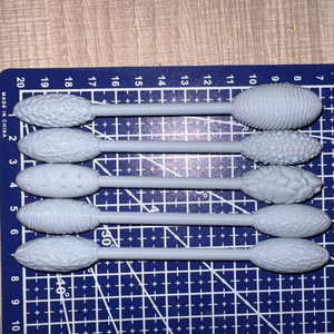 Texture Tool Set For Clay Art Resin Plant Pattern Stick Mold Decorations Collectible Craft Tools - Product Image 4