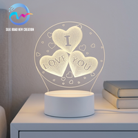 Tendencia Explosiva: Lámpara LED Nocturna Moderna 3D con Batería, Luz Ambiental Creativa para Mesita de Noche, Lámpara de Escritorio Infantil, Regalo Personalizado 2026, ¡Oferta Caliente!
