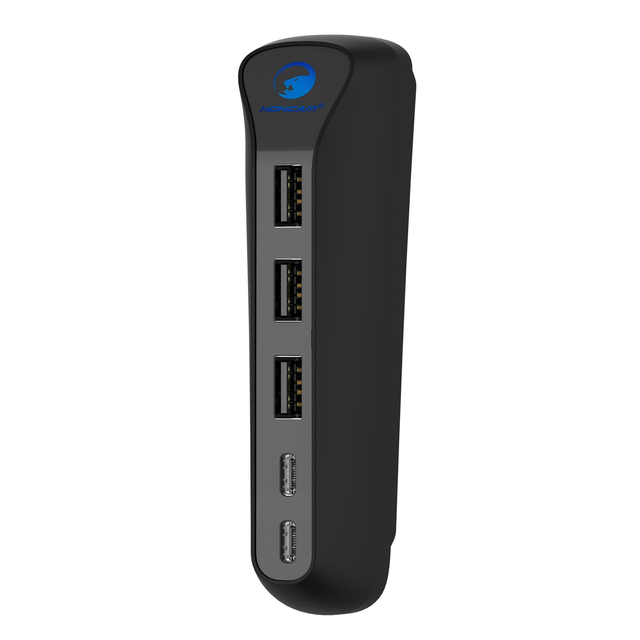 Honcam USB Hub for PS5 Slim Accessories 4 USB Ports High-Speed Expansion Hub Extender Adapter for Playstation 5 Slim Console
