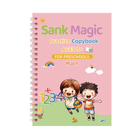 Livre magique coulé Alphabet dessin numéro mathématiques pratique cahier d'écriture livre de pratique livre magique pour les enfants