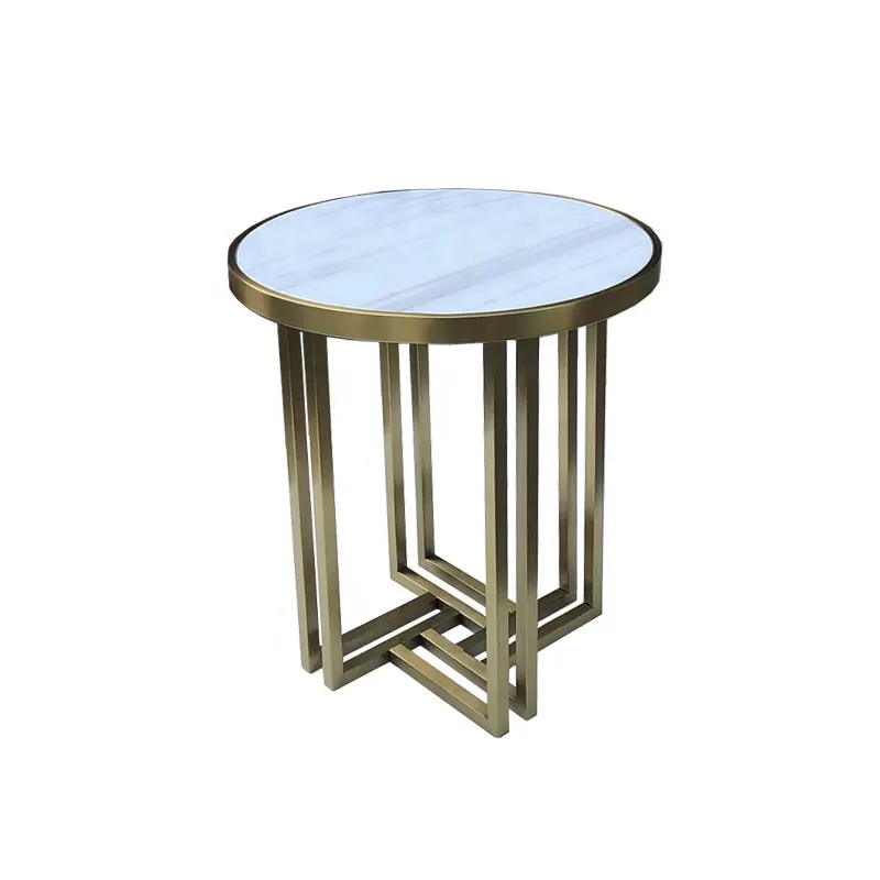 Speciale Aanbieding Eerlijke Prijs Groothandel Ronde Stalen Basis En Benen Bijzettafel Hotel Woonkamer Decor End Tafel Metalen Koffie tafel