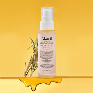 Huile de croissance capillaire Akaril Voodoo 100% naturelle à base d'extraits de plantes favorise la repousse des cheveux prévient les pellicules et les démangeaisons du cuir chevelu hydrate les cheveux - Product Image 3