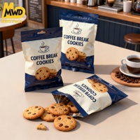 Sac d'emballage durable résistant à l'eau personnalisé Miaowadi Matériaux d'impression par héliogravure Sac d'oreiller pour biscuits et biscuits debout
