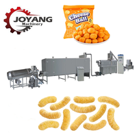 Ligne de production de machines à extruder des boules soufflées, des snacks gonflés et des céréales soufflées