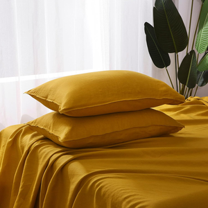 100% フランス産亜麻リネン布団カバー コースタルヘビーストーンウォッシュ モーガンアンドフィン ベッドリネン キングサイズ布団カバー - Product Image 3