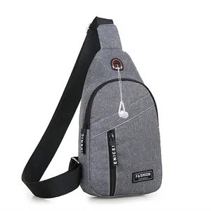 Factory approved the release of chest bag cheap men's chest bag fashion casual shoulder messenger bag for men