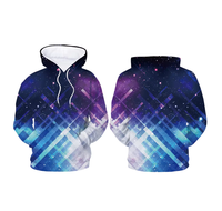 Sweat-shirt à capuche zippé pour homme, personnalisé, en gros, entièrement imprimé par sublimation, impression 3D, avec capuche, style pull-over