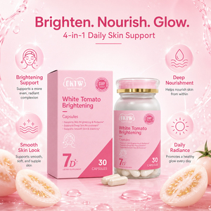 OKTW Ready Stock Contract Manufacturing White <b>Tomato</b> plant capsules even tone <b>support</b> hyaluronic acid For Pack - Product Image 6