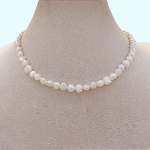 Collar de Perlas Naturales Barrocas para Uso Diario Femenino, Origen Yiwu - Product Image 1