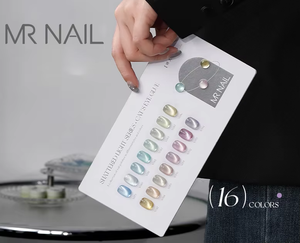 <span class=keywords><strong>Mrnail</strong></span>-Broken Cat's NAIL ยาทาเล็บความหนาแน่นสูงหินแฟลชลูกปัดแก้วเงาสูง - Product Image 1