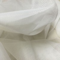 Cortina de Tul de Estilo Moderno con Bordado Floral, Tela Base Engrosada, Semiopaca, Translúcida, para Sala de Estar, Color Blanco