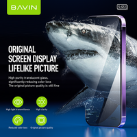 Bavin SQ12 transparent sans bulles, protecteur d'écran en verre trempé pour téléphone portable I Phone 14 Pro Max, protection de la vie privée