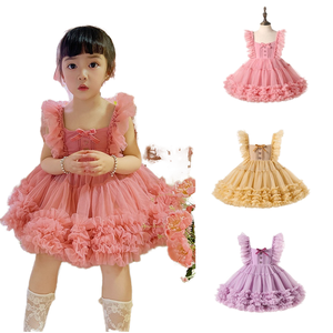 ชุดเดรสสไตล์อังกฤษสำหรับเด็กผู้หญิง - ทรงเอไลน์ - ชุดเจ้าหญิงโลลิต้า - กระโปรงทูทูแบบพอนทูน - ผ้าที่เป็นมิตรกับสิ่งแวดล้อม - Product Image 2