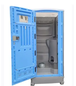 WALTOR मोबाइल शौचालय केबिन चल कंटेनर H9 पोर्टेबल शौचालय मोबाइल प्लास्टिक आउटडोर के लिए बिक्री