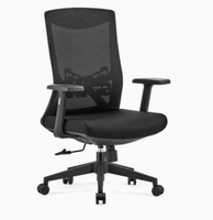 Simple nouveau filet chaises de bureau ordinateur ascenseur rotatif chaise de personnel en plastique confortable taille fixe ergonomique chaise de salle de conférence