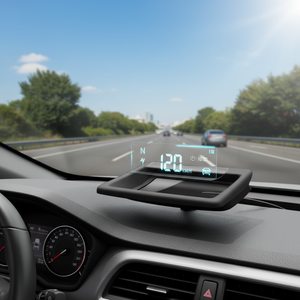 <b>Car</b> Digital Windshield Hud Ar Display <b>Speedometer</b> Non Reflective Protector Upgrade Accessory <b>For</b> Auto Para Kit - Product Image 3