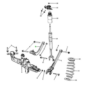Rear Suspension Tie Rod 5090090AB For 2013 Dodge <b>Dart</b> Multi Link System - Product Image 4