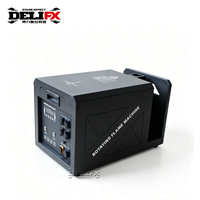 Projecteur de flamme mobile professionnel 1800W, étanche pour extérieur, oscillation à 180 degrés, pulvérisation DMX 3/5 broches, machine à feu pour grandes spectacles sur scène