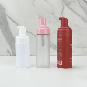 New Silicone Brush 200ml Facial Cleanser Empty Foam <b>Bottles</b> Round Foam <b>Pump</b> <b>Bottle</b> with Silicone Brush Foam Dispenser with Brush - Product Image 4